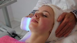 strakkere huid LED-therapie Chromotherapie